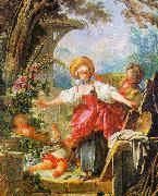 Jean Honore Fragonard Le collin maillard oil painting reproduction